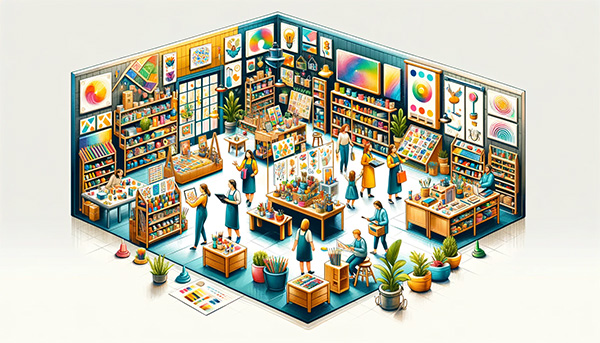arts & crafts store